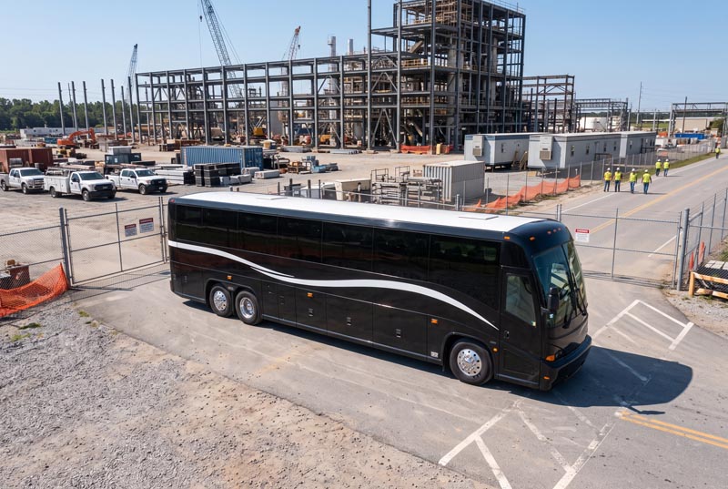 Construction Site Shuttle Bus Rentals in Calumet Township, IN